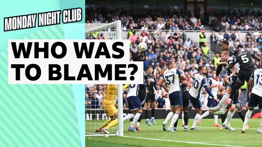Who was to blame for Arsenal winner against Spurs?